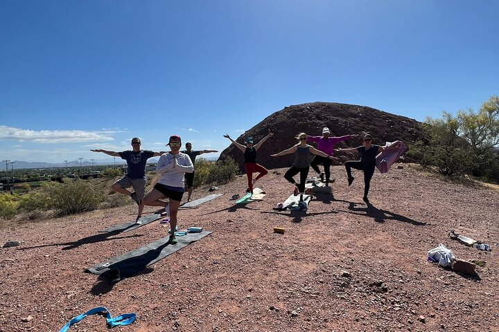 Amazing 2-Hour Guided Hiking & Yoga At Papago Park - Photo 1 of 6
